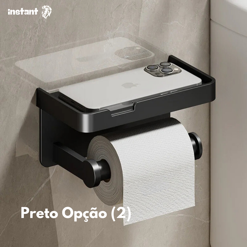 Porta-Papel Higiênico de Parede Inox - Instant