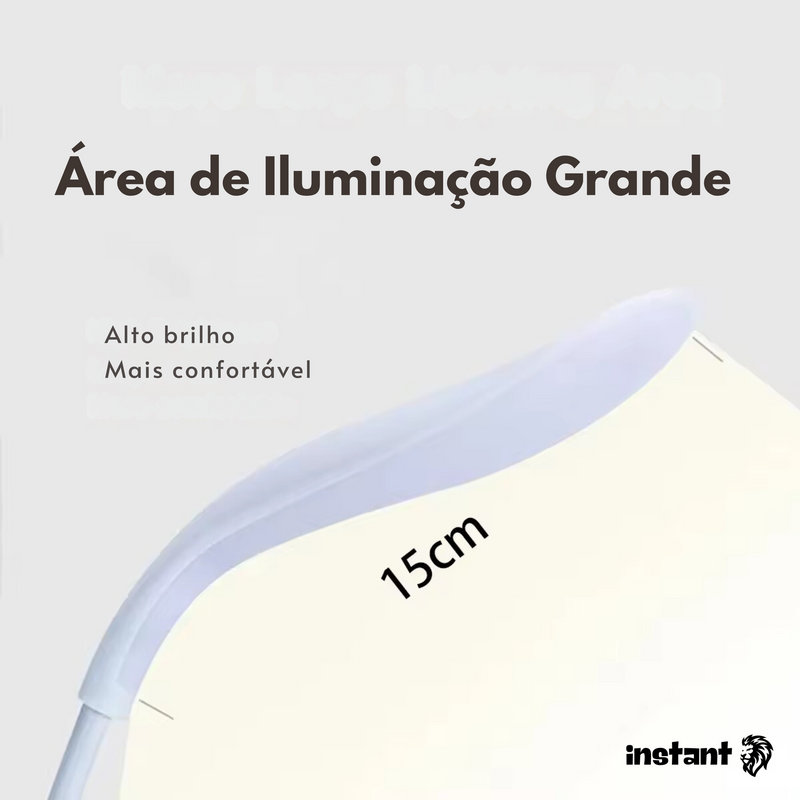 Luminária Portátil com Luz LED