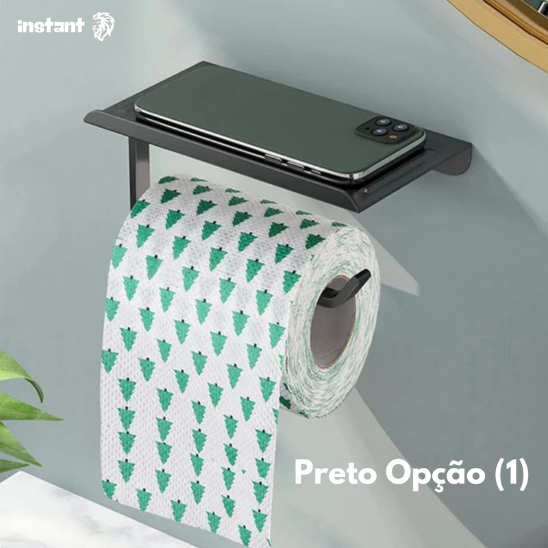 Porta-Papel Higiênico de Parede Inox - Instant