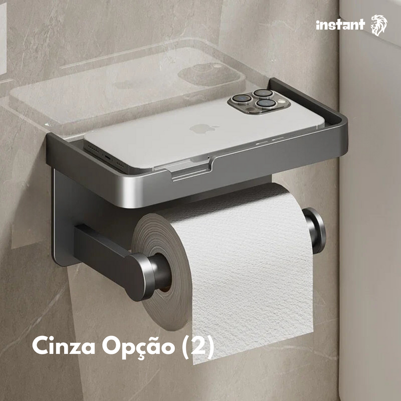 Porta-Papel Higiênico de Parede Inox - Instant